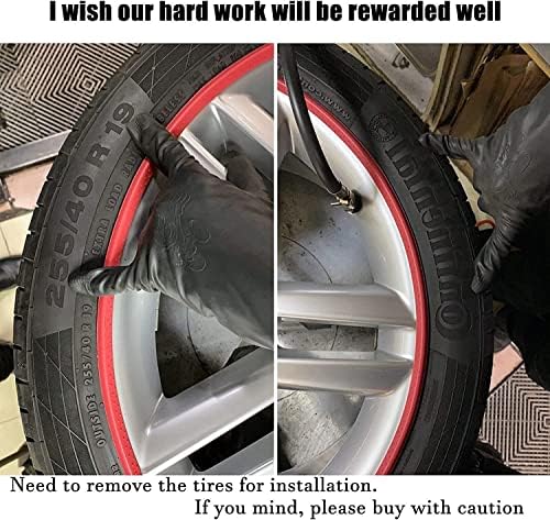 Защитно пръстен за ръба на колелото 16-20 , Универсална защита на джантата гуми, комплект накладки за ремонт на автомобил от надраскване