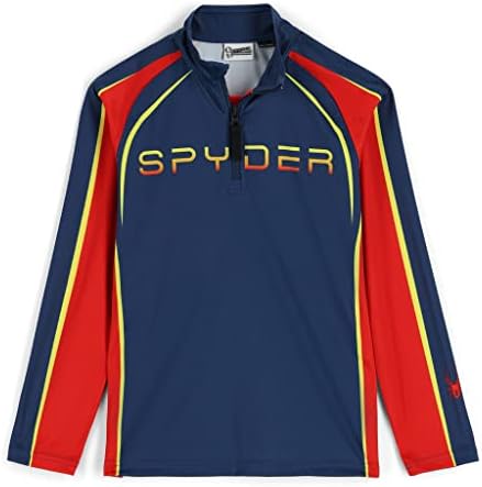 Тениска Spyder Big Boys Downhill с наполовина застегнутым на ципа деколте