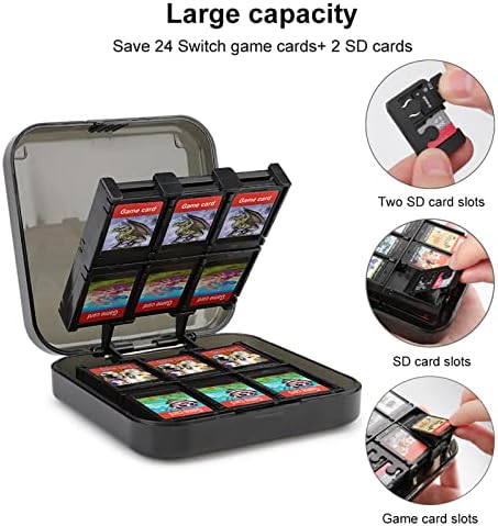Калъф за игрални карти с Птици, Фламинго и Тропически Листа за ключ с Индивидуален Дизайн Switch Lite Преносим Кутия За Съхранение