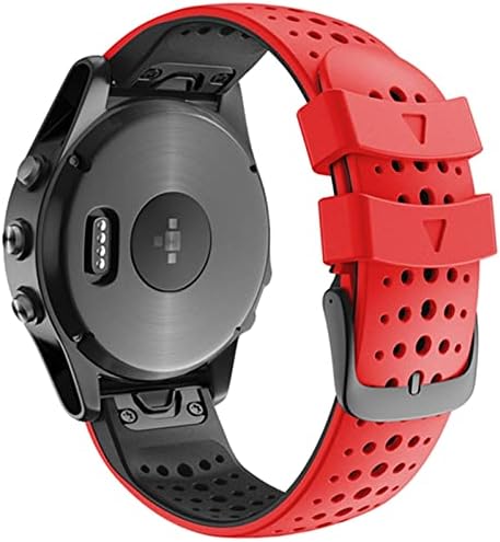 GZIFC 26-22 ММ быстроразъемный каишка за часовник Garmin Fenix 7 7X6 6X Fenix 5 5X3 3 HR 935 Силиконов каучук Easyfit часовник (Цвят: