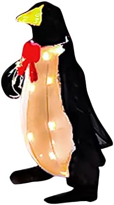 Коледна Украса HHmei Нажежен Пингвин за Декорация на дома, на Открито, на Двора SGCABIosvuS2Y8