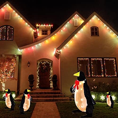 Коледна Украса HHmei Нажежен Пингвин за Декорация на дома, на Открито, на Двора SGCABIZTNwlQnL