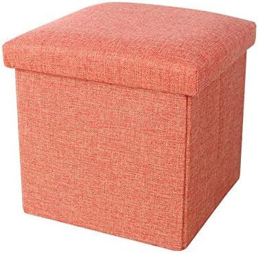 Вкусен е Просто Домашен Текстилен Стол За съхранение на Столче за съхранение Може да Седи За Възрастни Сгъваема Кутия За