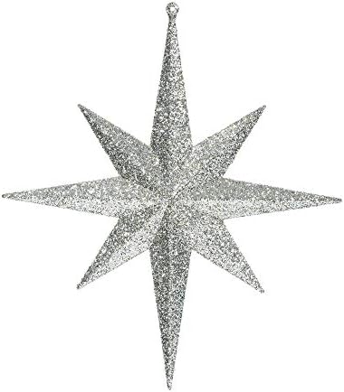 Коледна украса Vickerman 12с переливчатым блясък цвят Шампанско звездата на витлеем, по 2 броя в кашон