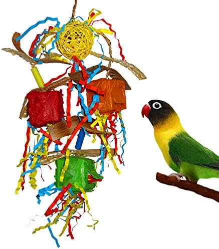 Изважда-It Pets 2 опаковки, кутия с изненада за птици/Папагали, играчки за хранене Fundangle & Fiesta, Подходящи за малки папагали,