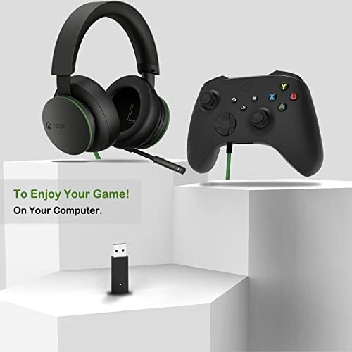 Безжичен адаптер Cenxaki за контролер от серията Xbox One Работи с версии на Windows 7/8.1/10-2.0
