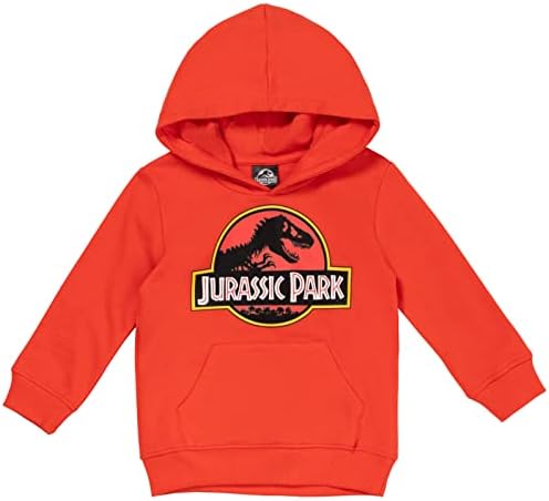 Мек вълнен плат Пуловер с логото на Парк Джурасик парк за деца и Големи деца