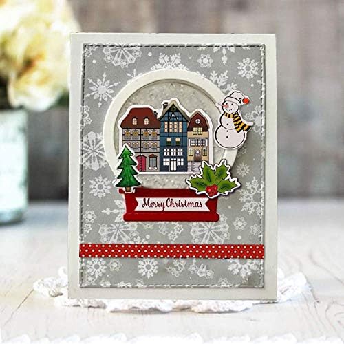 Снежен човек Бутилка с Желанията на Коледен Елен Прозрачни Гумени Печати за Направата на Картичките за Scrapbooking Коледни Занаятчийски