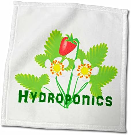 Кърпи за хидропоника 3dRose с дизайн Ягода (twl-175779-3)