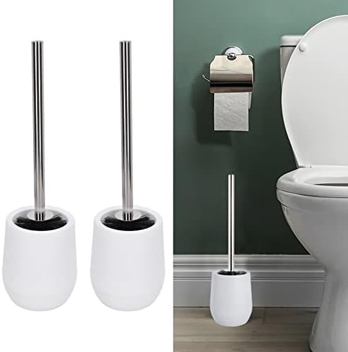 Gayoh Четка за тоалетна от 2 Опаковки Четка за почистване на Тоалетната чиния С запирающейся дърворезба Удобни и Практични, Ефективни,