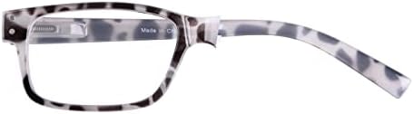 (Сив костенурка-Лявото око + 0,75, Сиво Костенурка-Дясното око + 3,50) Очила за четене с различна якост за всяко око