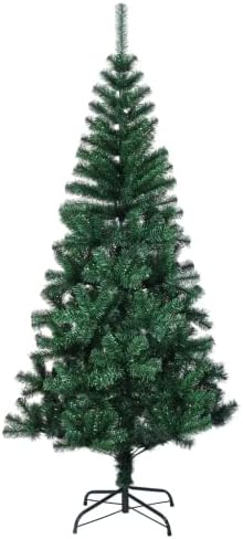 Изкуствена Коледна елха VidaXL с Переливающимися Върховете на Зелената 70,9 PVC