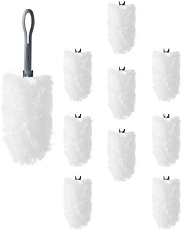 Cabilock Кърпа от Микрофибър, Нетканая Кърпа, Четка За почистване, Моющийся Инструмент За Почистване с 10 бр. Сменяеми Глави за Домашния