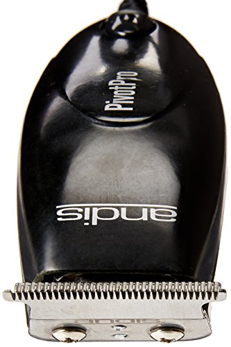 Slavi 23475 Професионална Машинка за оформяне на брада и коса PivotPro с Т-образно острие от въглеродна стомана – Черна, опаковки