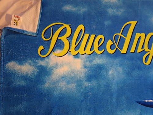 Blue Angels Лицензиран Бразилско Велюровое Одеяло Diamond Formation, Кърпа за Двама, Плажна Кърпа 58 x 74 инча