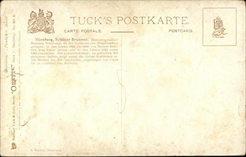 Оригиналната Антични Картичка Серия Oilette от Nurnberg - Schöner Brunnen Tuck's