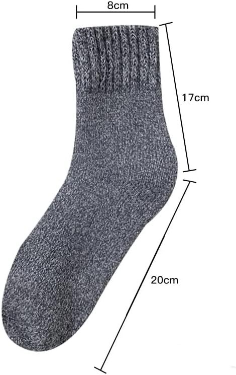 GANFANREN/ Зимни Изолирана Вълнени Чорапи, Мъжки Кърпа за запазване на топлината, парни бани Чорапи, Памучни Чорапи на Пода,