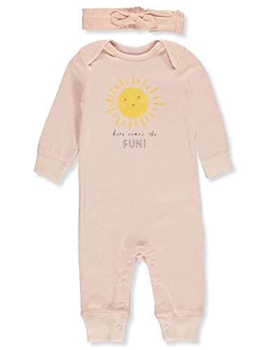 Carter's Baby / Комплект за новородено Funshine Layette от 3 теми - Розово/Мулти, 6 месеца
