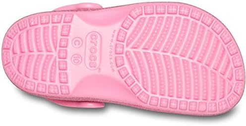 Crocs Унисекс -Детски Класически Блестящ сабо | Лъскави обувки за деца, Розова Лимонада, Дете на 12 години