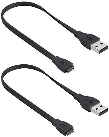 Зарядно устройство Kissmart 2 бр, Съвместимо с Fitbit Charge /Force (не за Charge HR) Преносимото USB-кабел за зареждане на Fitbit Charge/Force