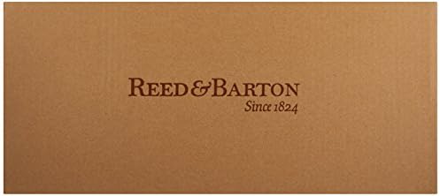 Поставка за прибори Reed & Barton Bristol от червено дърво, 11,55 паунда, кафяв