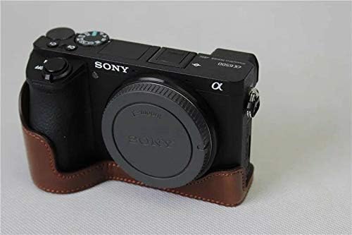Версия за Sony Alpha a6500 ILCE-6500 от Изкуствена кожа с Откриващото Долната Част на своята практика за камерата