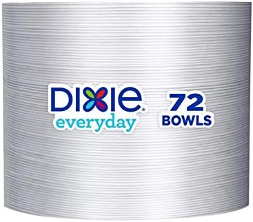 Хартиени чаши Dixie Exeryday Heavy Duty, 72 порции, 10 унции (опаковка от 6 броя)