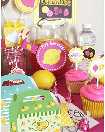 Cieovo 24 Опаковки, Лимони, Плодови Кутии за предложения за Партита, Подаръци Кутии за Сладки, Рециклирани Кутии за Лимонада,