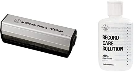 Средство за почистване на плочи Audio-Technica AT6013a от статични двойно действие и средство за грижа за резени AT634a