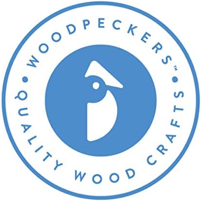Дървени Квадратни Контакти 1-1/2 инча x 36 Опаковка от 2 Дървени пръчки за бродерия и обработка на дървен материал от Woodpeckers