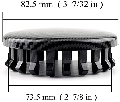 RTrhinoTuning 4 БРОЯ Капачки за джанти с диаметър 3,25 инча, съвместими с 19301601, OD: 3,25 инча (82,5 мм) ID: 2,89 инча (73,5