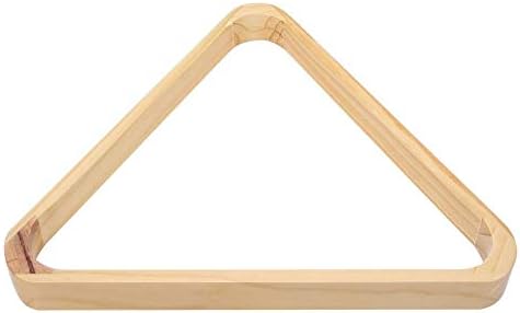 Alomejor Стойка за Билярдни Топки Дървена Маса във формата на Триъгълник и на Диамант, Багажник За Билярдни Топки, Спортни