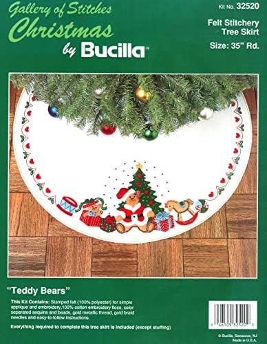 Комплект от поли-апликация от Филц Bucilla Теди мечки под формата на Дърво 32520