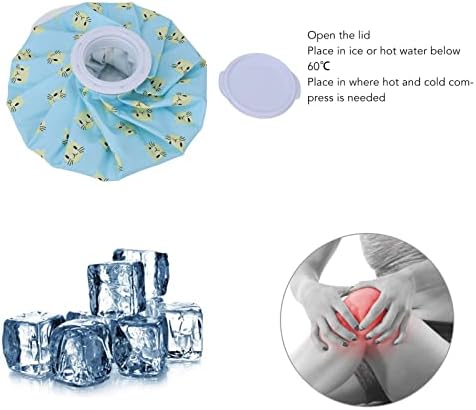 Пакети с лед, Лед и Топла вода Компрес грижи вътрешна мультяшная печат голям диаметър сгъваем горещ чанта с превръзка за многократна
