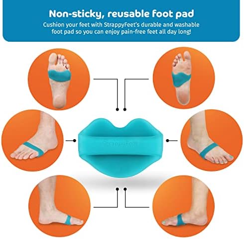 Подложки за краката StrappyFeet™ за облекчаване на болката в краката си, за облекчаване на болки в подушечке на крака и долната