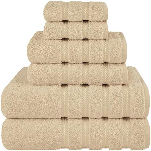 Американски Комплект кърпи от мек лен от 6 части и комплект Хавлиени кърпи от 4 части