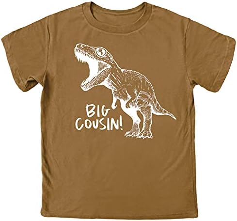 Тениски с Динозавром Big Cousin за момичета и Момчета, Забавни Семейни Съоръжения