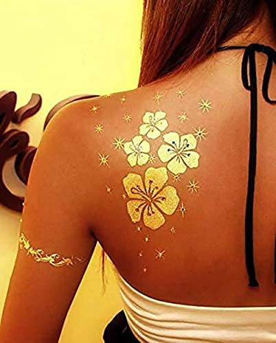 12 Листа Временна Самозалепващи Предаване На Арабски Арабска Татуировка Tattoo Етикети Черна Водоустойчива Стикер Ислямска