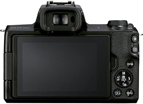Беззеркальная фотоапарат Canon EOS M50 Mark II с обектив EF-M 18-150 мм is STM (4728C001), карта с памет 64 GB, комплект цветни филтри, Комплект