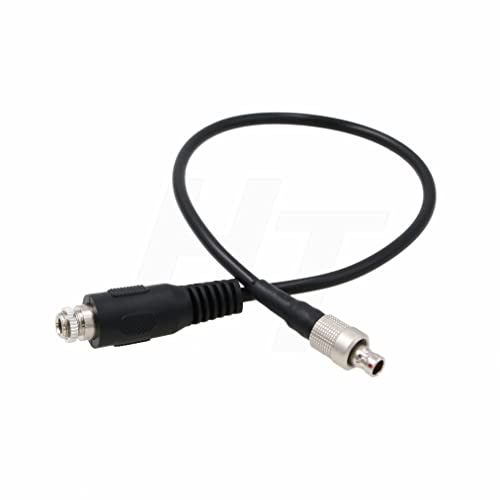 Петличный микрофон HangTon аудио кабел 1/8 3,5 мм с Фиксирующим конектор към FVB 00B 3-Пинов Конектор за Sennheiser ME2