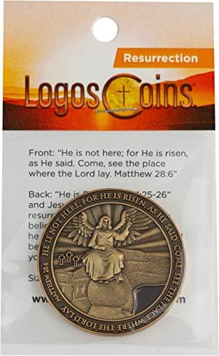 Монета на Възкресението, Той е Възкръснал, Исус, Божият Син, Монета на Великден повикване, Христос е жив и Празна Гробница, Религиозен