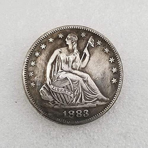 1883 Антични Безплатна Дамски Копие на Старата Монета Американски Айде Стара Монета, без да се прибягва един пътуващ Никел Американска