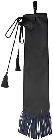 Чанта Baoblaze, найлонова чанта, черна, с ресни, за езда