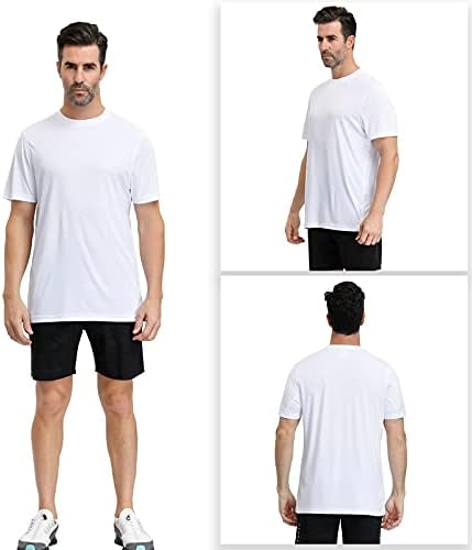 Мъжки спортни Ризи TIHEEN, Леки Тениски С Защита От Слънцето SPF, бързо съхнещи Тениски За Риболов, Разходки, Джогинг
