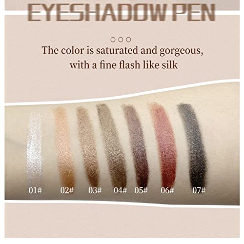Крем-молив за грим на очите Easilydays Glitter Eyeshadow Stick Cream, 3 В 1 С висок гланц Спящата копринени буби и молив