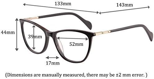 Дамски компютърни очила за четене MEDOLONG с анти-синя светлина-LH153(C1, 1,61 анти-сините, 425)