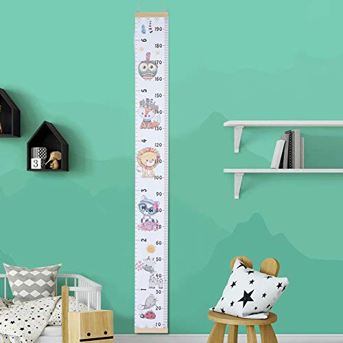 Диаграма на Растеж на Детето, Стенен Декор с Анимационни Модел, Скъпа Стикер на Стената, Диаграма на Растежа на Измерване на