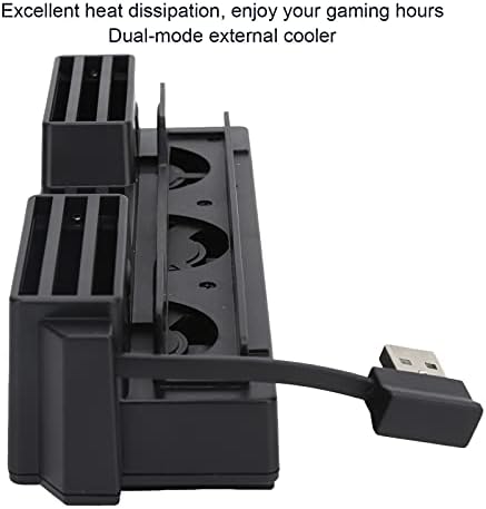Фен BAQE Охладител за ключа, Охладител за видео игра конзола Ефективно Почтителен топлината на Вентилатора за охлаждане на превключвател