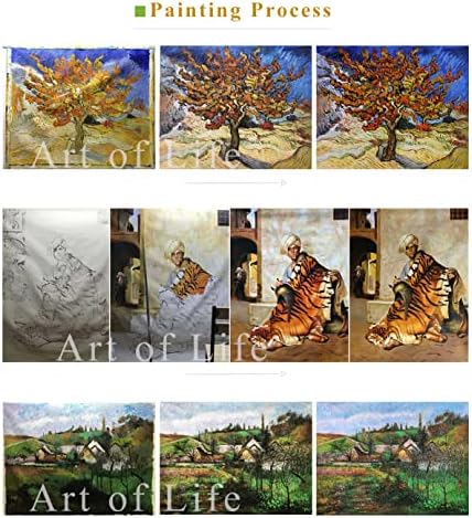 $80-$1500 Ръчно рисувани учители, Художествени академии и 4 Картини с маслени бои Танц на сезоните Пейзаж Клод Лоррена Арт декор