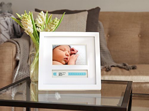 Фоторамка за Идентификация на Гривната Pearhead Baby Hospital ID, Спомен за Новороденото, които чакат да бъдат настанени Подарък на Родителите,